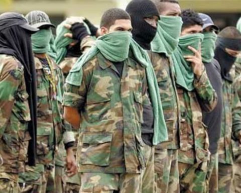 Miembros del Clan del Golfo en la selva colombiana
