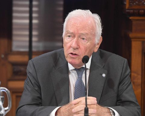 Senado argentino durante una sesión de votación